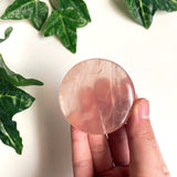 Rose Quartz Disk