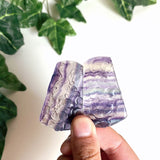 Butterfly Fluorite Carving