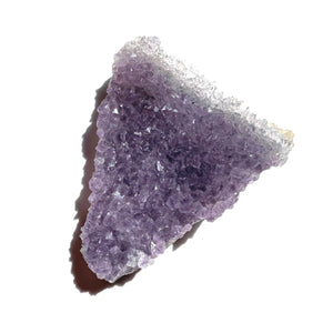 Raw Amethyst Pizza Carving