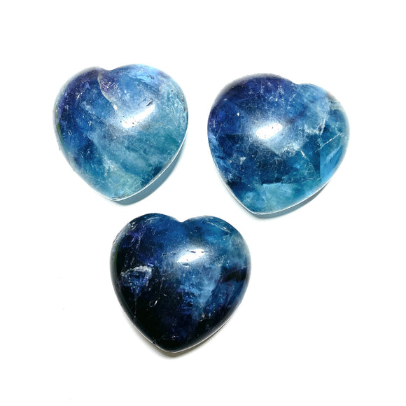 Blue Fluorite Heart