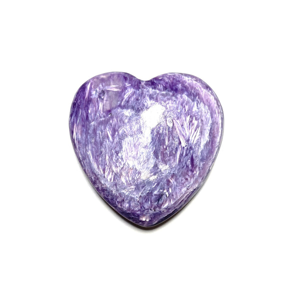 Charoite Heart Cabochon