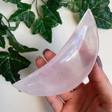 Rose Quartz Moon Bowl