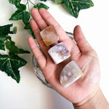 Flower Agate Cube