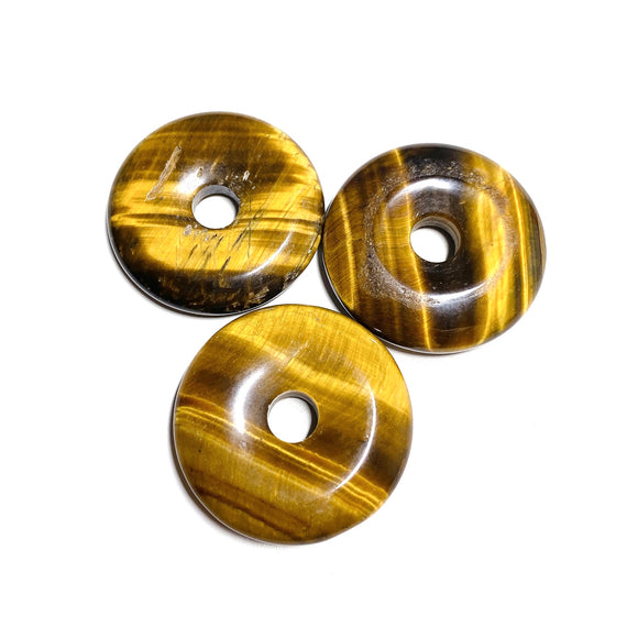 Tigers Eye Donut Carvings