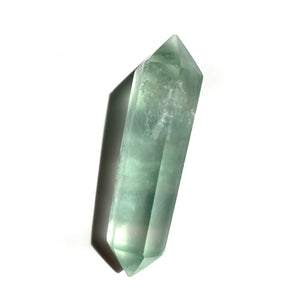 Double Terminated Fluorite Point