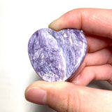 Charoite Heart Cabochon