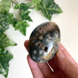 Black Ocean Jasper Palmstone