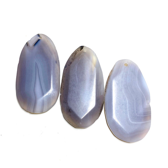 Faceted Agate Pendants