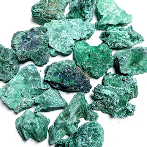 Mini Fibrous Malachite Pieces