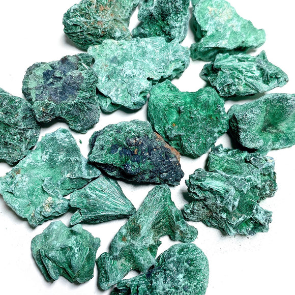 Mini Fibrous Malachite Pieces