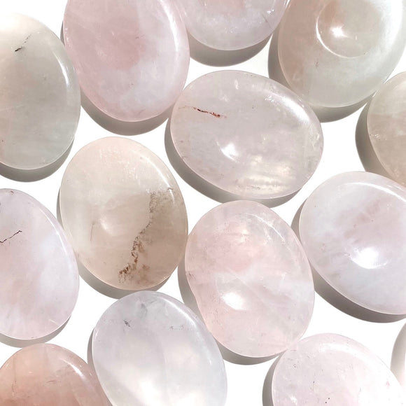 Rose Quartz Worry Stone