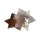 Large Flower Agate Merkaba Star