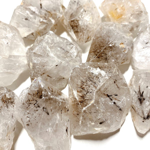 Raw Rutile Included Quartz Point