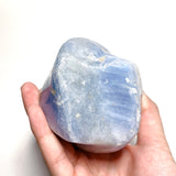 Large Blue Calcite Flame